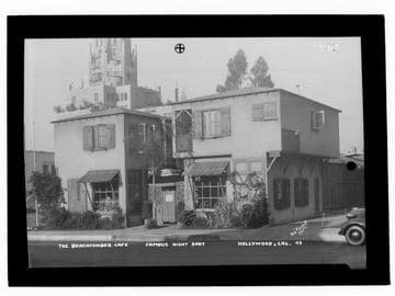 The Beachcomber Cafe, famous night spot, Hollywood, Cal