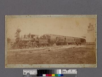 Passenger train, Los Angeles and Independence Railroad