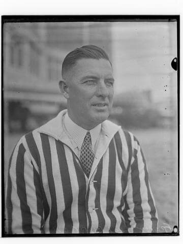 Frank Holborow, swim instructor at Club Casa del Mar, Santa Monica, California
