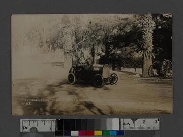 Tetzlaff in Fiat, Santa Monica, May 4, 1912