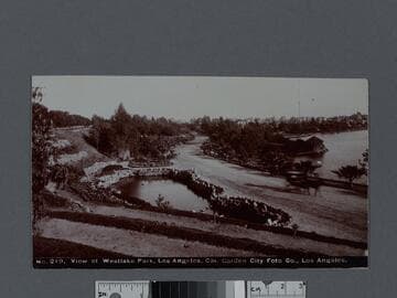 View at Westlake Park, Los Angeles, Cal