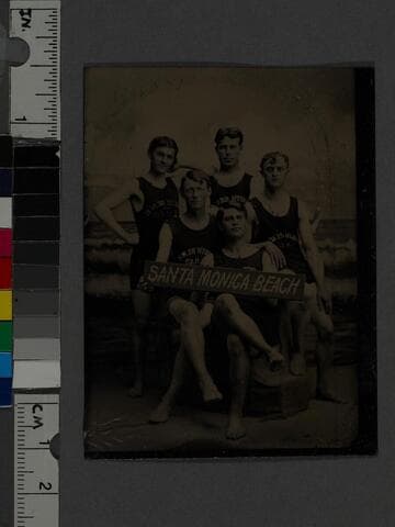 Santa Monica Beach group portrait