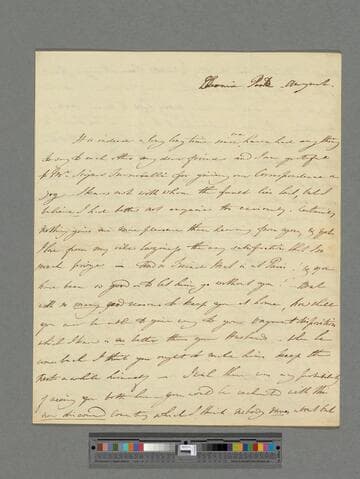 Yorke, Elizabeth (Lindsay), Countess of Hardwicke. Letter to Elizabeth (Charlton) Montagu
