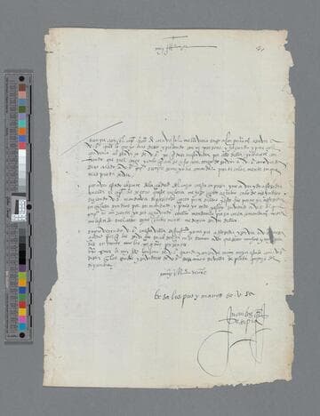 Juan Vázquez de Tapia letter to Gonzalo Pizarro