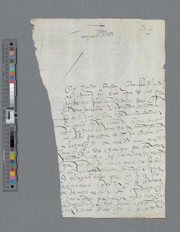 Pedro Pizarro letter to Gonzalo Pizarro