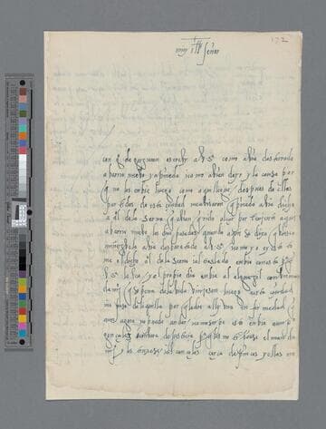 Juan de Saavedra letter to Gonzalo Pizarro