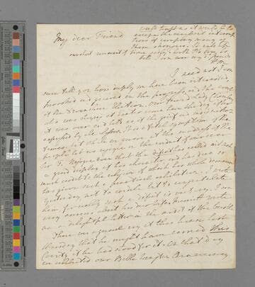 Hannah More. Letter to Rev. Charles Hoare