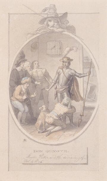 Illustration to "Don Quixote"
