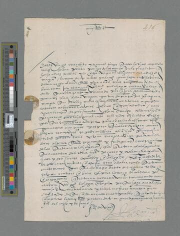 Alonso de Toro letter to Diego Martin