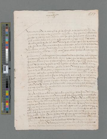Hernando Pizarro letter to Gonzalo Pizarro