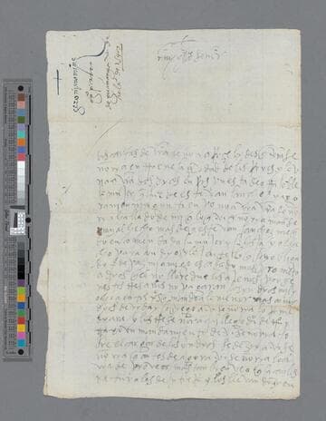 Gerónimo Martinez letter to Gonzalo Pizarro