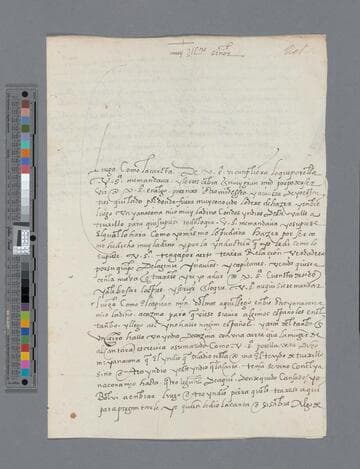 Don Martin (Indio) letter to Gonzalo Pizarro