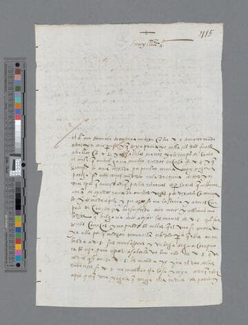 Diego Pérez Quintanilla letter to "muy ilustre señor"