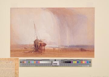 Beach Scene with Boat