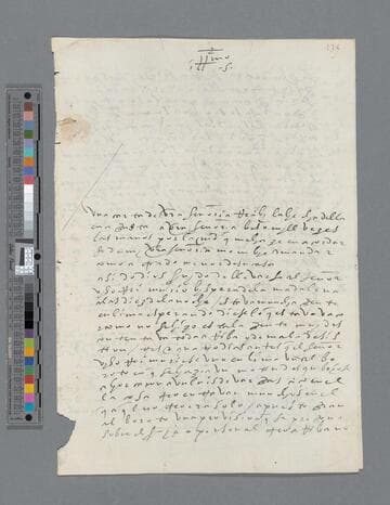 Cristóbal Peña letter to Pedro de la Gasca, Bishop