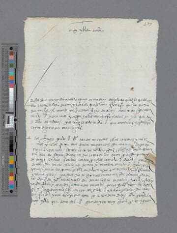 Bartolomé de Villalobos letter to Gonzalo Pizarro