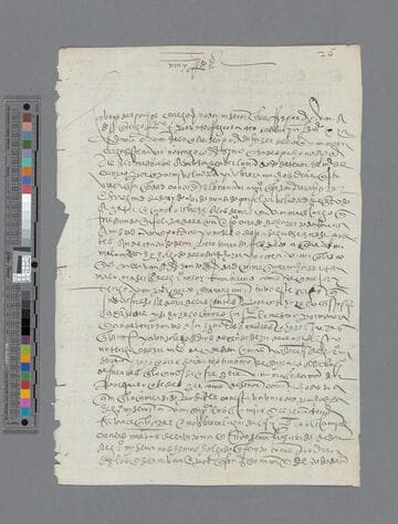 Pedro Fuentes letter to "Muy Reverendo Señor"