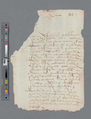 Cristóbal Beltran letter to Gonzalo Pizarro