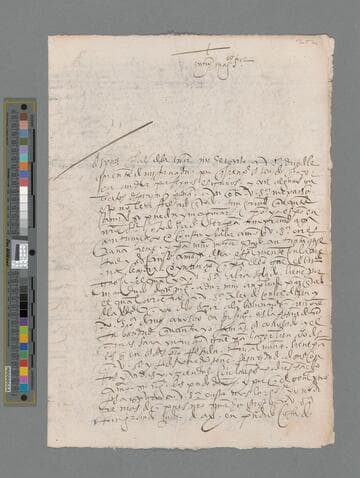 Alonso de Alvarado letter to Gonzalo Pizarro