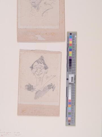 Caricature of Lady with Pince-nez