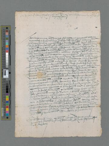 Diego de Almagro document to Francisco Pizarro: Request for ships…