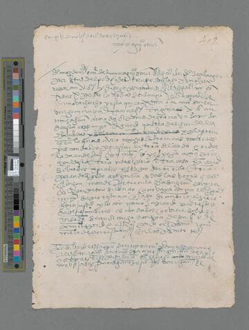 Diego de Almagro document to Francisco Pizarro