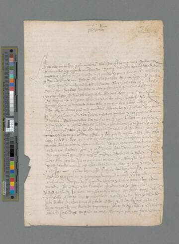 Juan Perez de Guevara letter to Gonzalo Pizarro