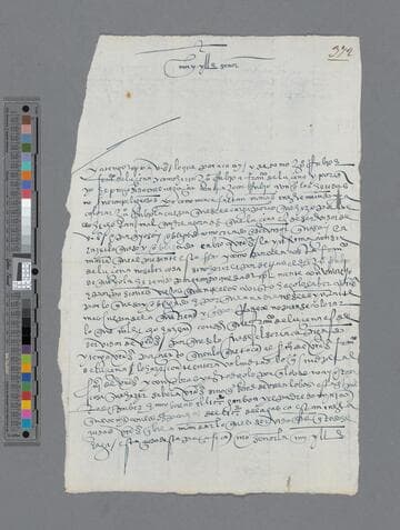 Martín Prieto letter to Gonzalo Pizarro