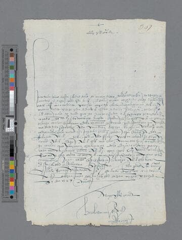 Martín Prieto letter to Gonzalo Pizarro