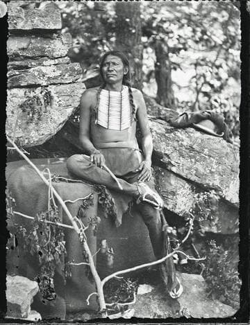 Chief White Man (Arapaho), Indian Territory, 1875