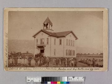 Pasadena first school house down town