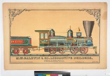 M.W. Baldwin & Co, locomotive builders, Philadelphia