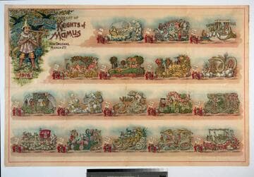 Subject: Pinocchio, the tale of the marionette :  pageant of Knights of Momus New Orleans March 2nd, 1916