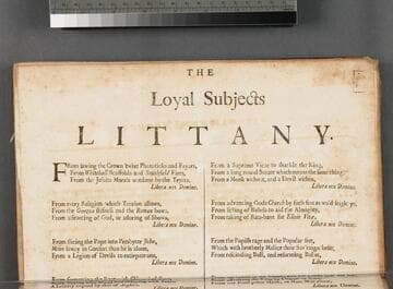 Loyal subjects littany. Part 1.;The loyal subjects littany