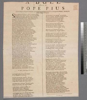 A Bull sent by Pope Pius to encourage the traytors in England