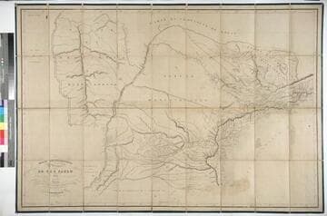 Mappa chorographico da Provincia de São Paulo desenhado por Daniel Pedro Müller, Marechal reformado do corpo dos Engenheiros Segundo as suas observacões e esclarecimentos que lhe tem sido transmitidos