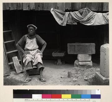 William Edmondson, sculptor, Nashville, Tennessee