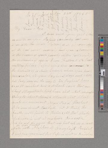 Barton, Elizabeth Rich. Letter to Samuel Rich Barton
