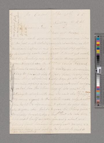 Barton, Elizabeth Rich. Letter to Samuel Rich Barton