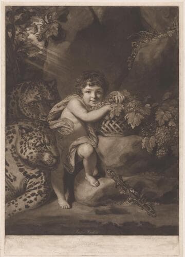 Henry George Herbert as "The Infant Bacchus"