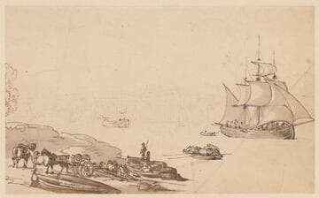 River Scene, (Greenwich?)