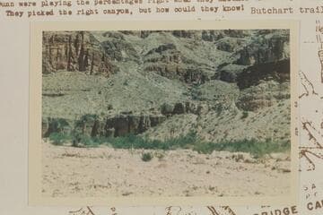 Route around first narrows in lower Separation Canyon