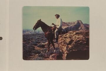 John Doerr on trail from Rainbow Bridge to Surprise (?) Valley