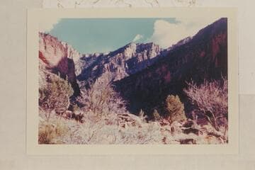 Up Hance Trail from approximate location of cabin