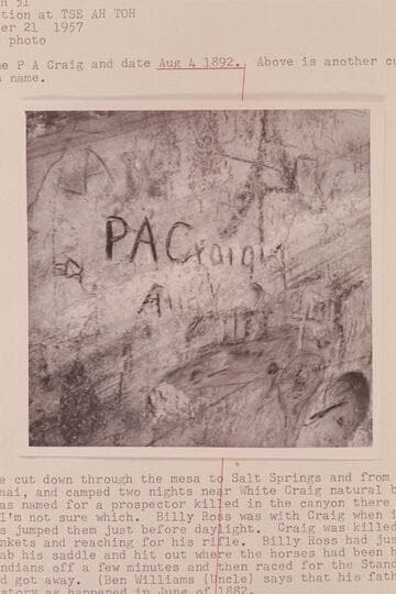 Insriptions at TSE AH TOH