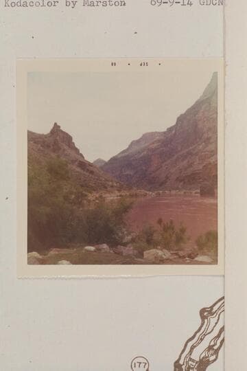 Downriver from camp on beach at Mile 177.7