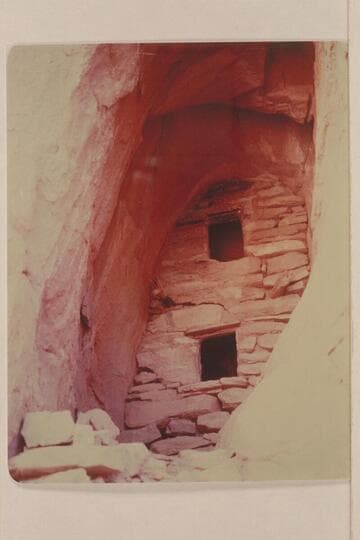 Ruin in Surprise Valley above the trail crossing.  Marked:  JW/0 15 09/AW.1