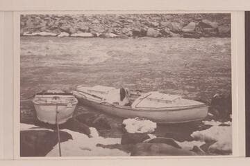 Boats of the Pathe-Bray party below Hermit Rapid