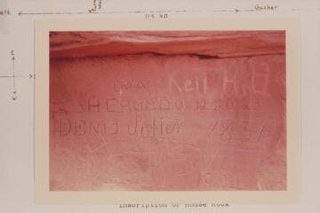 Denis Julien 1831 inscription near Whiterocks