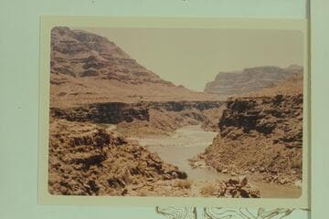 Down to mouth of 217 Mile Canyon and the head of Rapid